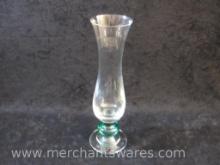 Pasabahce Glass Vase, made in Turkey, 13oz
