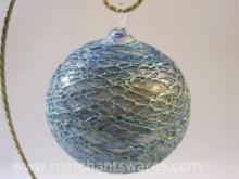 Stuart Abelman Blown Glass Ornament, 1992, 3oz