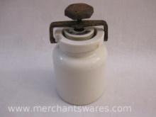 Vintage Norton Ceramic Grinding Mill Jar, 1 lb 13 oz