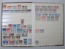 Postage Stamps of Romania, Japan, Fiji, Bahawalpur, Pakistan and more, includes Hinged, Cancelled,