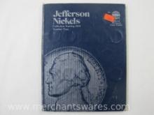 Jefferson Nickels Collection Starting 1962 Number Two Whitman Coin Folder with Coins as Pictured, 14