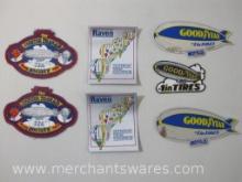 Vintage Stickers and Embroidered Patches includes Good Year Blimp, Lighter Than Air Society and