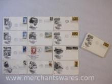Thirty-Two First Day Covers including Sidney Lanier, Fiorello LaGuardia, Mt. McKinley National Park