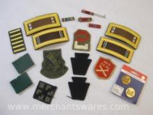 Military Patches, Insignia, Epaulets, Bars and More, 6oz