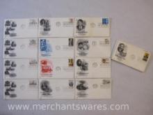 Twenty-Two First Day Covers including American Architecture, Christmas 1980, Robert F. Kennedy,