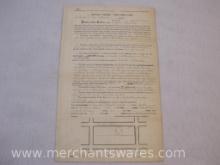 Antique Notice Under "The Lien Law" of John Shimko from 1906, 2 oz