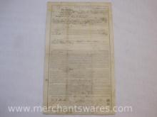 Antique Deeds of Trust from 1864, see pictures, 2 oz