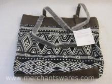 New Thirty-One Reversible Tote in Rio Weave, 15 oz