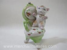 Kitten in a Chair Figurine, made in Japan, 4 oz