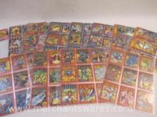 X-Men Series 2 Trading Cards, complete set of 100 cards, 1993 Skybox, 1 lb