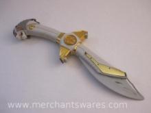 Power Rangers White Ranger Tommy Saba Tiger Sword, see pictures AS IS, 11 oz