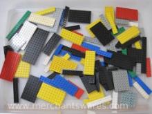 Assorted Lego Flat Pieces, 14 oz