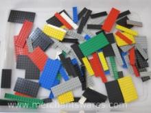 Assorted Lego Flat Pieces, 13 oz