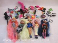 Unicorn Box Full of LOL Dolls and Accessories, see pictures for included pieces, 3 lbs 11 oz