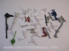 Assorted Power Rangers Weapons and Accessories, see pictures, 4 oz