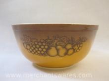 Vintage Pyrex Old Orchard Mixing Bowl 403, 2 lbs 3 oz