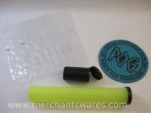 Assorted POG Collecting Items including 12" Tube, 3.5" Tube, 3 Plastic Sleeves and Official