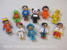 Ten Ryan's World Lego Style Figures, 7 oz