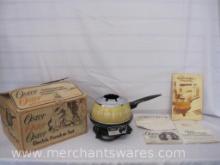 Oster Electric Fondue Pot and Burner, Tested and Works