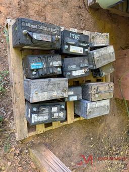 PALLET OF VARIOUS BATTERIES