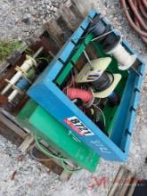 PALLET OF WIRE AND WIRE RACKS