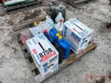 PALLET OF MISCELLANEOUS OIL AND ENGINE COOLANT