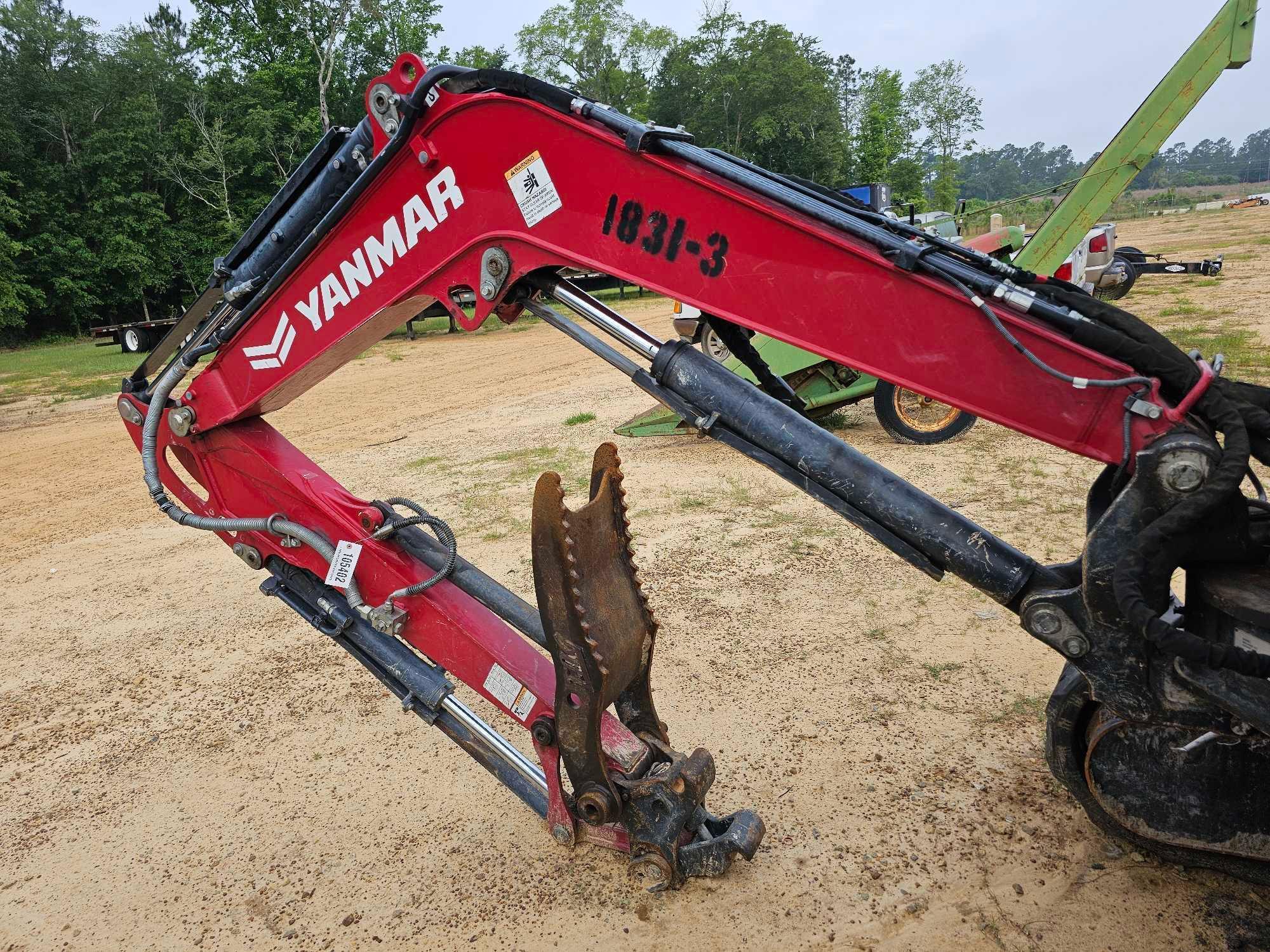 1020 - YANMAR SV40 CAB EXCAVATOR