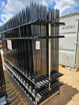 580 - ABSOLUTE - 220' WROUGHT IRON FENCE