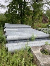 (50)12"D x 10' Spiral Duct Straight Sections