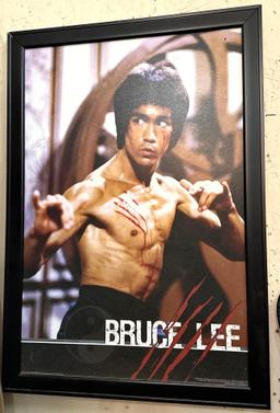 Framed Bruce Lee Picture