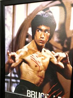 Framed Bruce Lee Picture