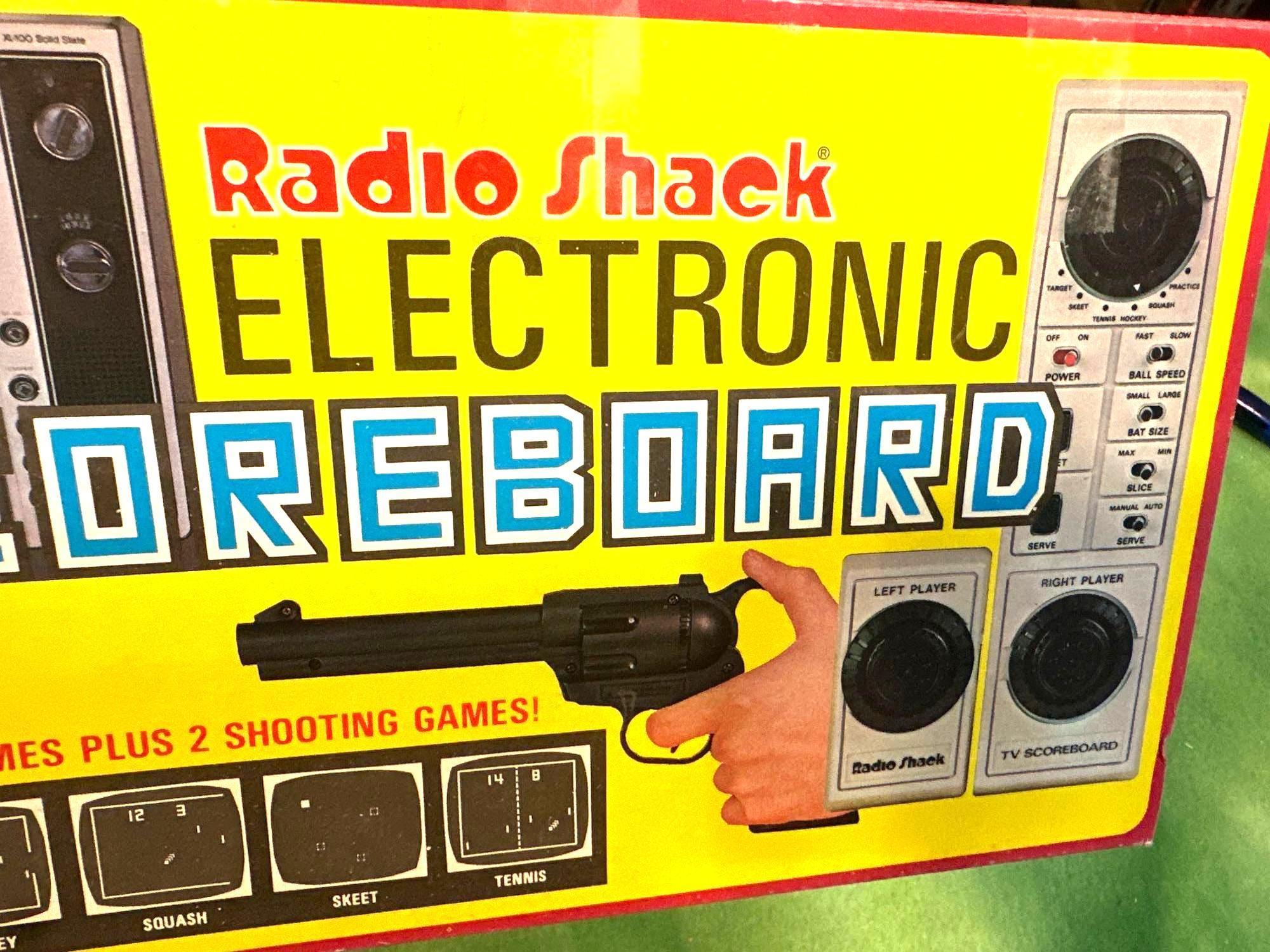 Vintage Radio Shack Tv Electronic scoreboard Game
