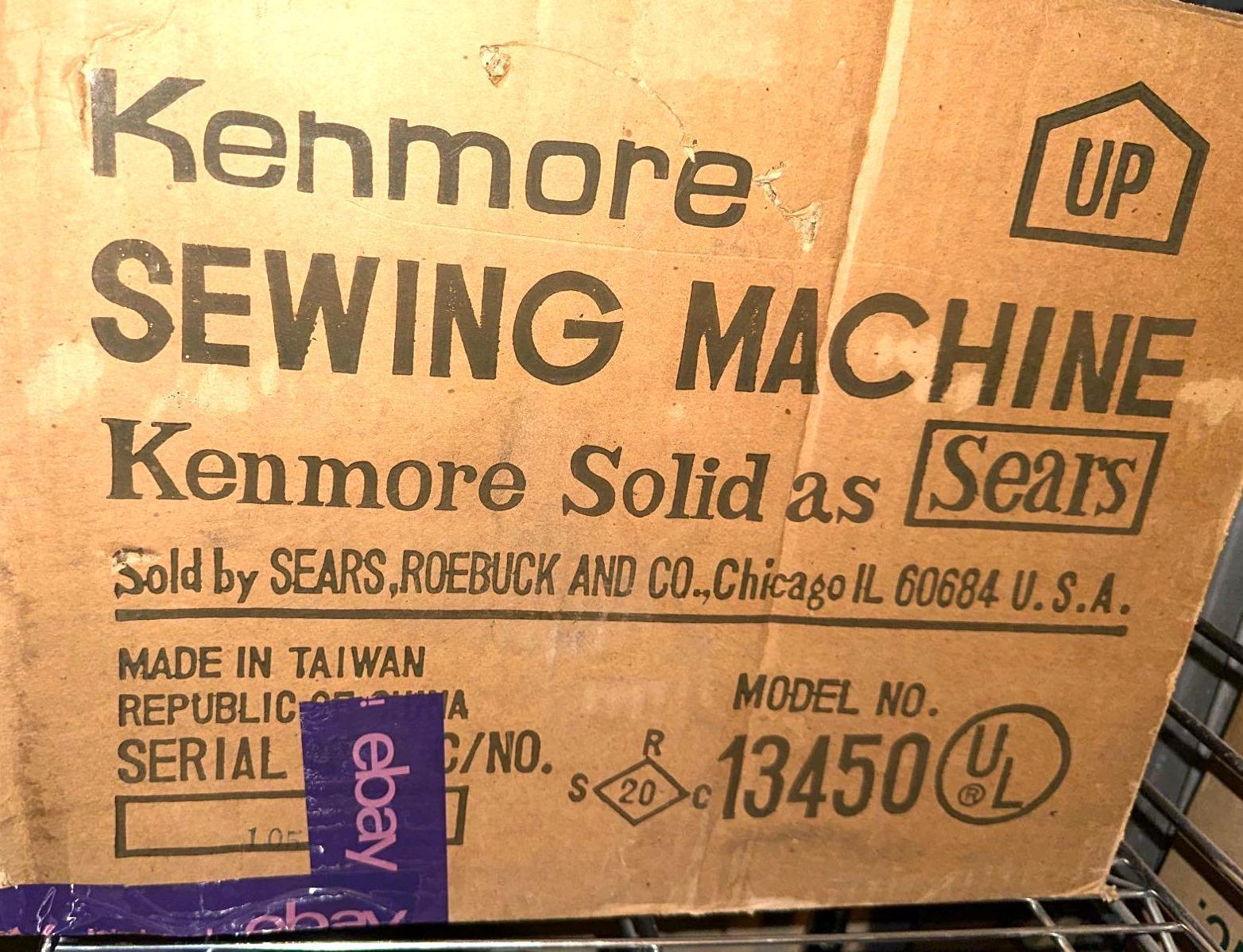 Kenmore 8 Stitch Sewing Machine #13450 - Works Great