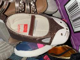 2 Boxes of Baby and Toddler Shoes- in good condition