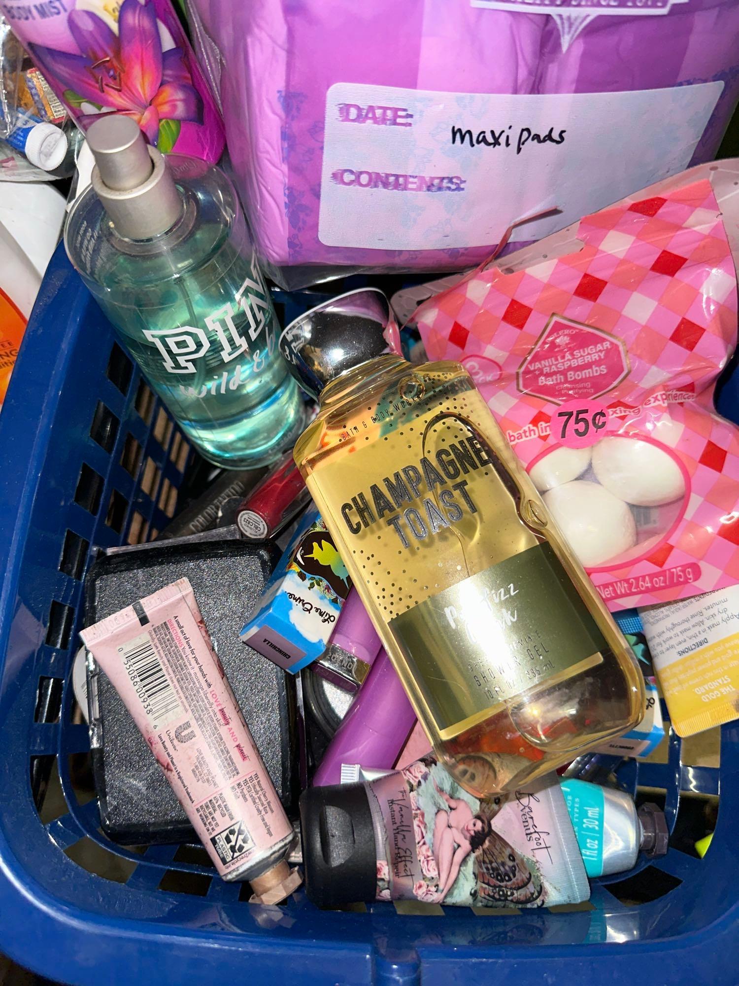 2 Bins full of Health and beauty Supplies
