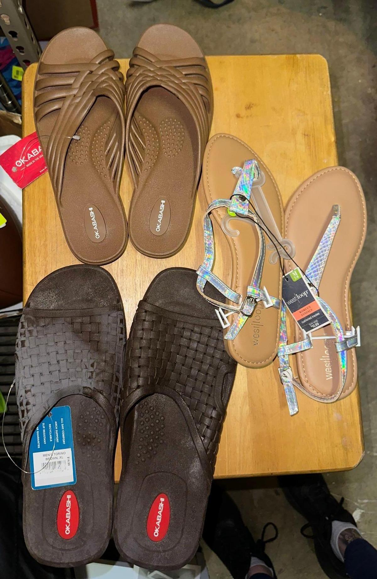 New w/tags Flip Flops/ Slides