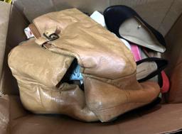 Box Full of Women's Shoes, Heels and Boots size 6