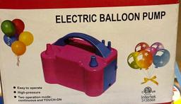 Helium Balloon tank with Helium and Electric Balloon Pump