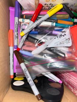 Lot of Arts and Crafts Supplies- Stickers, Markers, Paint, paper etc