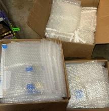 3 Boxes Full of Bubble Bags- 9x12, 12x15, 8x11, 7x8, 6x6, 4x8, 4x5 and 3x4