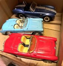 3 Vintage Die Cast Cars- Large size