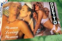 2 VTG Lesbian Hard Cover Adult Books- England & Italy- RARE