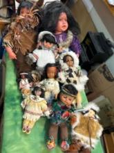 9 Native American Dolls