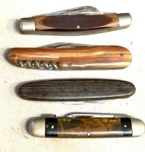 Lot of 4 Vintage Pocket Knives