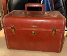 Vintage Samsonite small Leather Suitcase