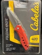 NIP Cabelas 420 Folding Knife