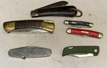 Vintage Folding Pocket Knife Lot