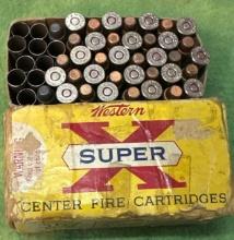 Vintage Box of 357 Magnum Super X- 40 Rounds