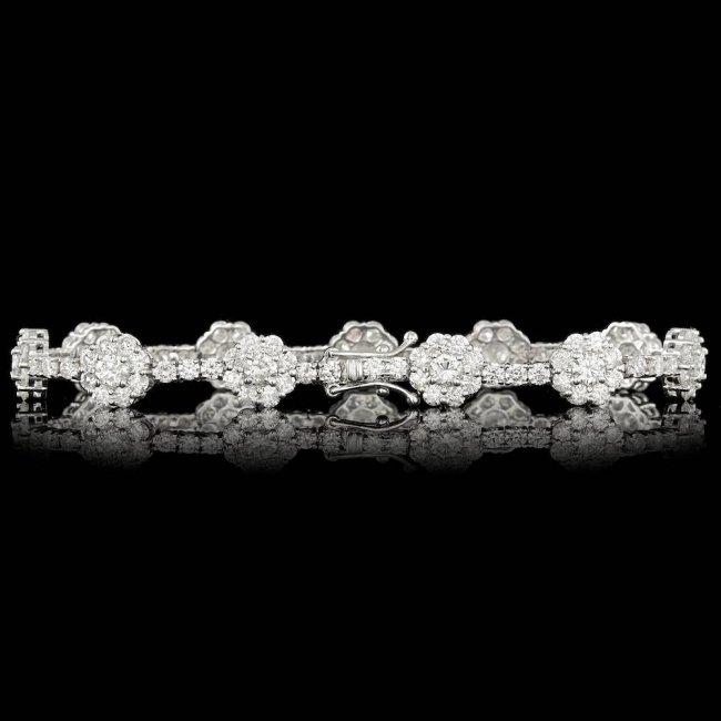 18k White Gold 9.30ct Diamond Bracelet