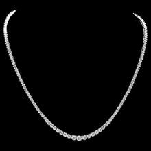 18k White Gold 9.00ct Diamond Necklace